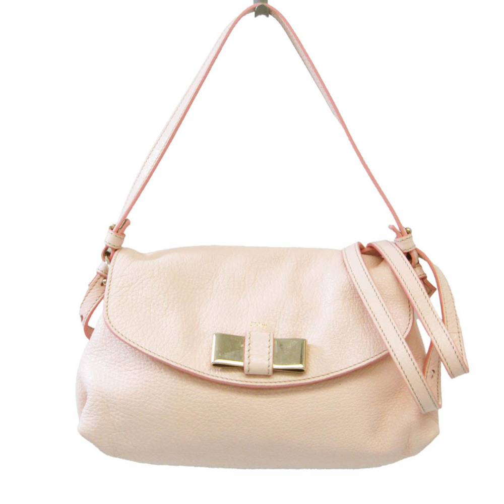 Chloé Lily Women's Leather Handbag,Shoulder Bag Pink